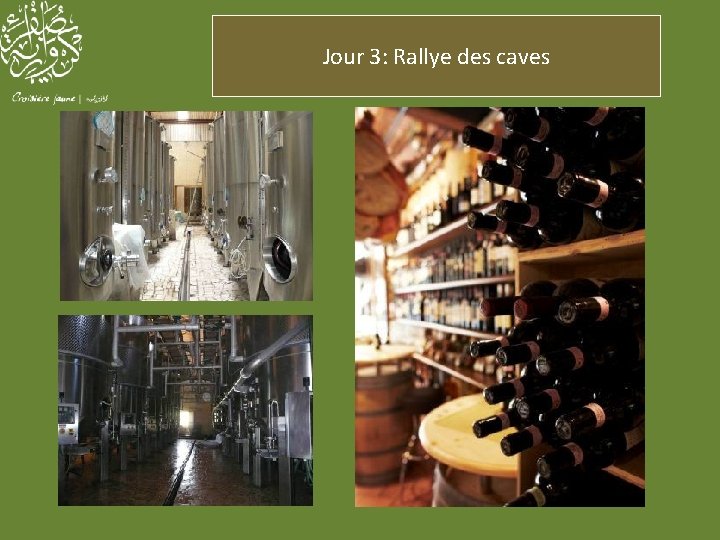 Jour 3: Rallye des caves 