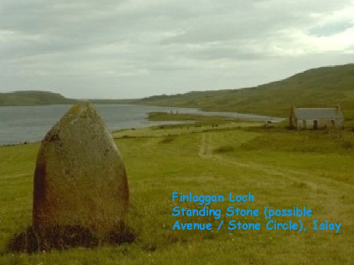 Finlaggan Loch Standing Stone (possible Avenue / Stone Circle), Islay 