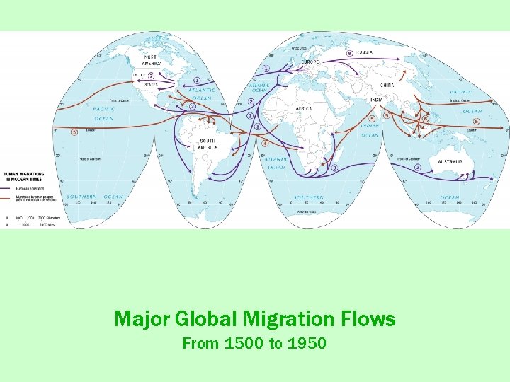 Major Global Migration Flows From 1500 to 1950 