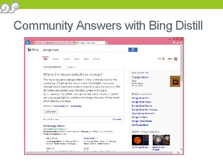 Community Answers with Bing Distill 