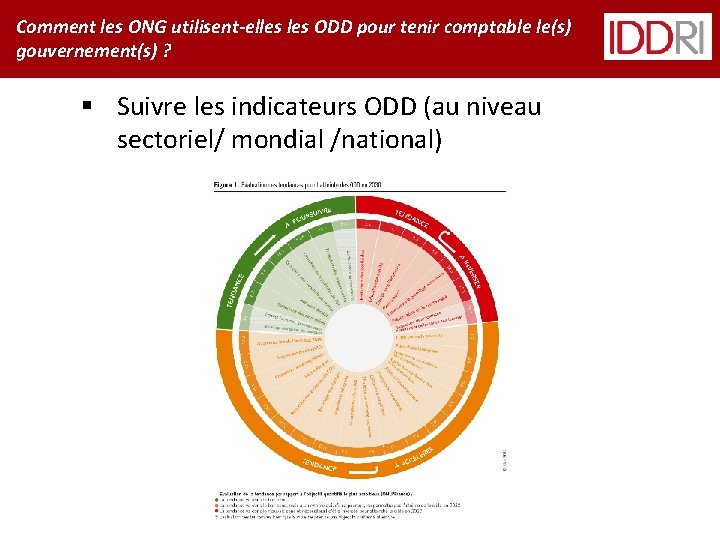 Comment les ONG utilisent-elles ODD pour tenir comptable le(s) gouvernement(s) ? § Suivre les