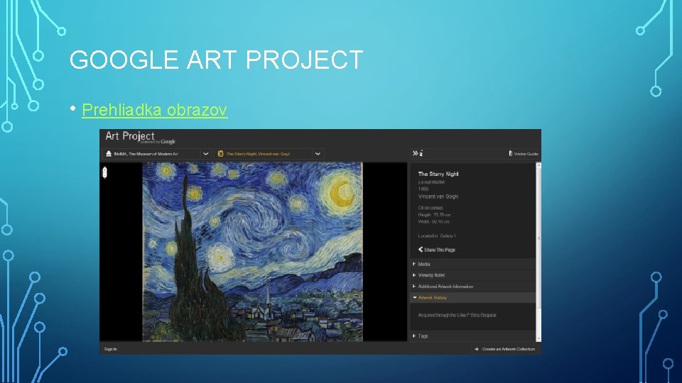 GOOGLE ART PROJECT • Prehliadka obrazov 