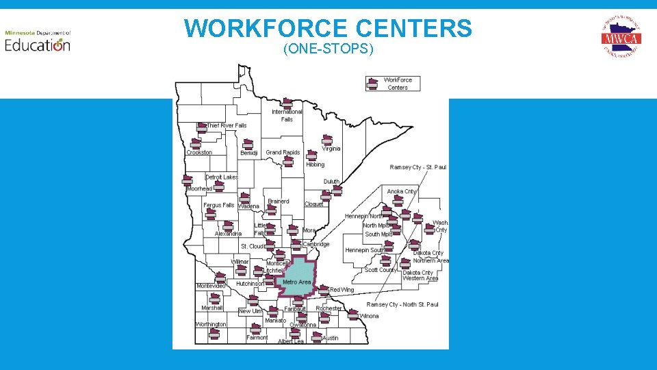WORKFORCE CENTERS (ONE-STOPS) 