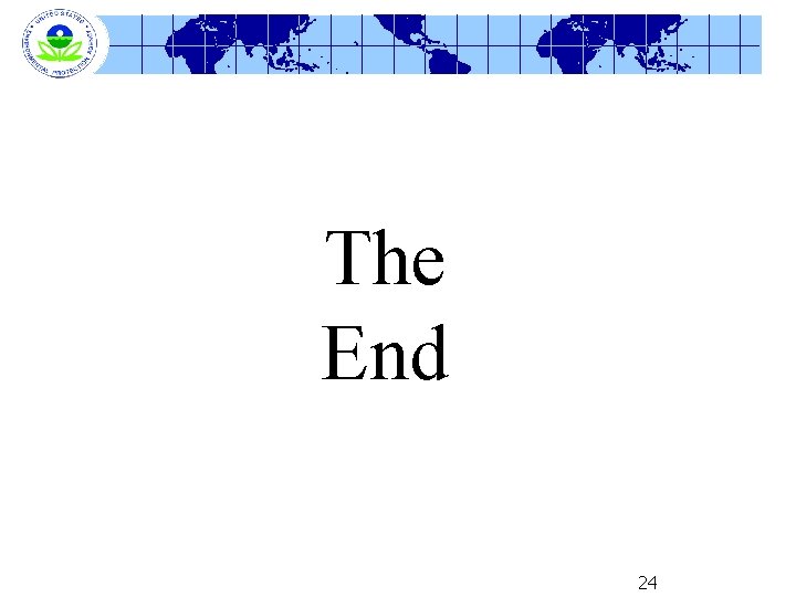 The End 24 