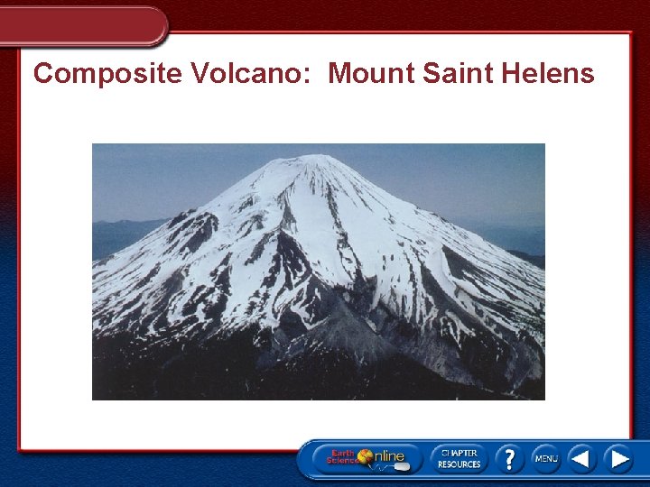 Composite Volcano: Mount Saint Helens 
