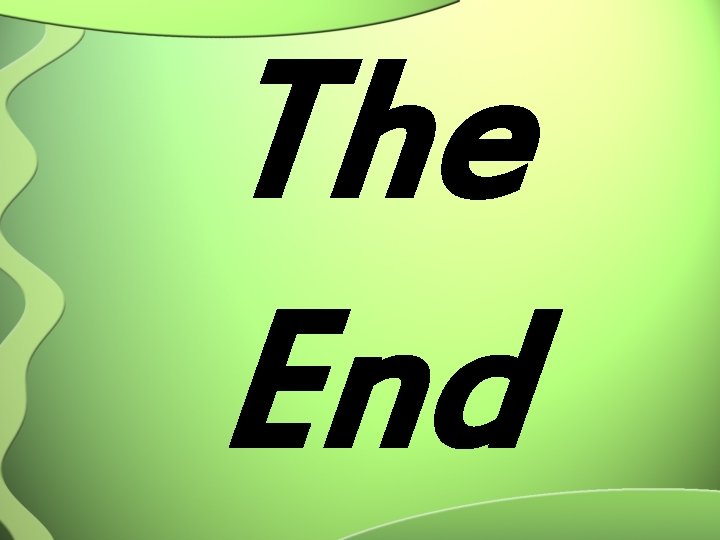 The End 