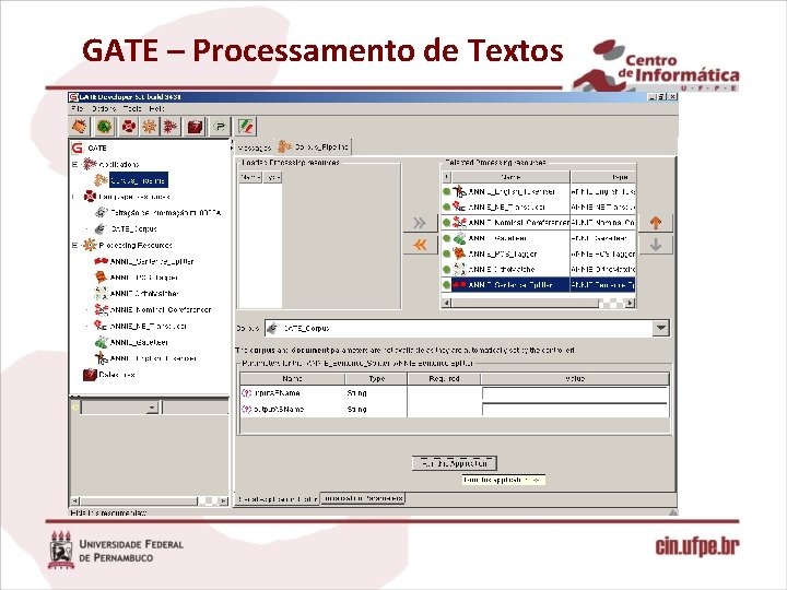 GATE – Processamento de Textos 