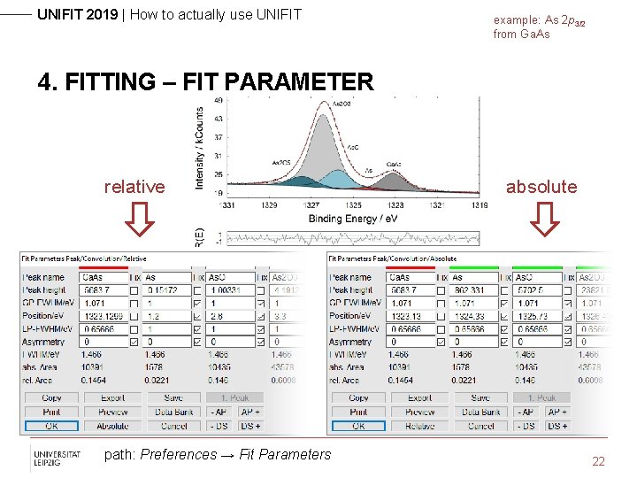 UNIFIT 2019 | How to actually use UNIFIT example: As 2 p 3/2 from