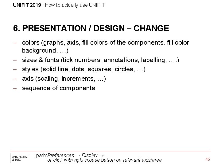 UNIFIT 2019 | How to actually use UNIFIT 6. PRESENTATION / DESIGN – CHANGE