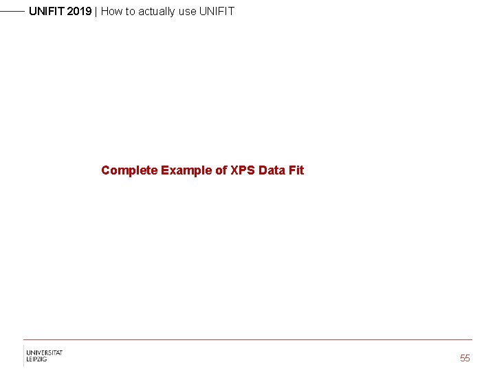 UNIFIT 2019 | How to actually use UNIFIT Complete Example of XPS Data Fit