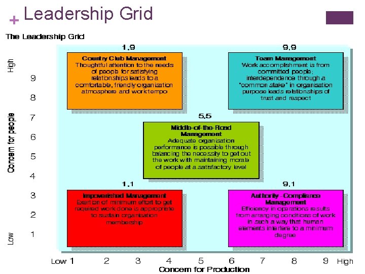 Leadership Grid + 