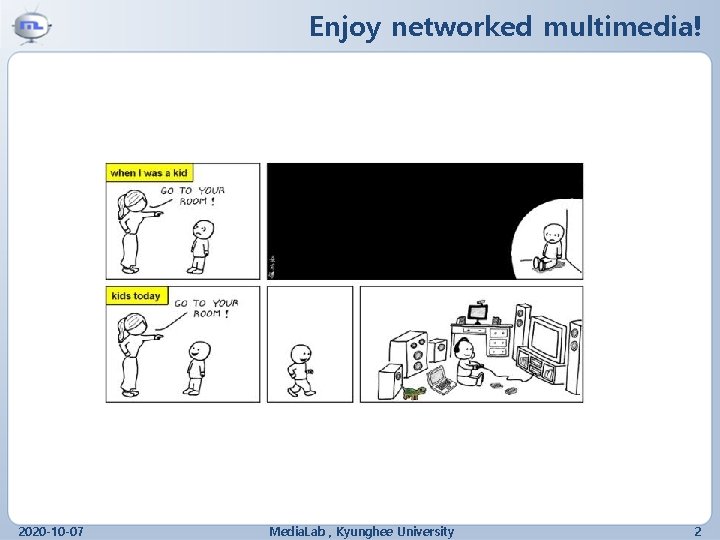 Enjoy networked multimedia! 2020 -10 -07 Media. Lab , Kyunghee University 2 