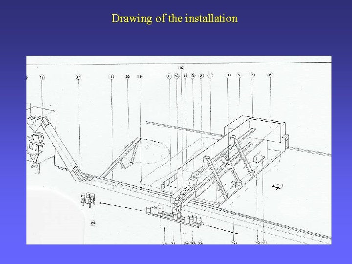Drawing of the installation 