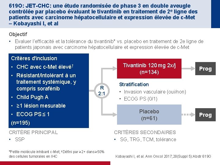 619 O: JET-CHC: une étude randomisée de phase 3 en double aveugle contrôlée par