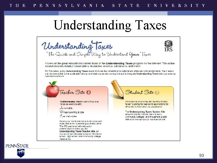 Understanding Taxes 93 Understanding Taxes 93