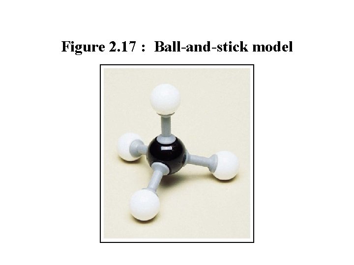 Figure 2. 17 : Ball-and-stick model Figure 2. 17 : Ball-and-stick model
