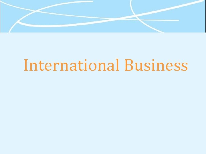 International Business 