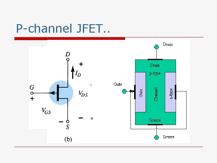 P-channel JFET. . 