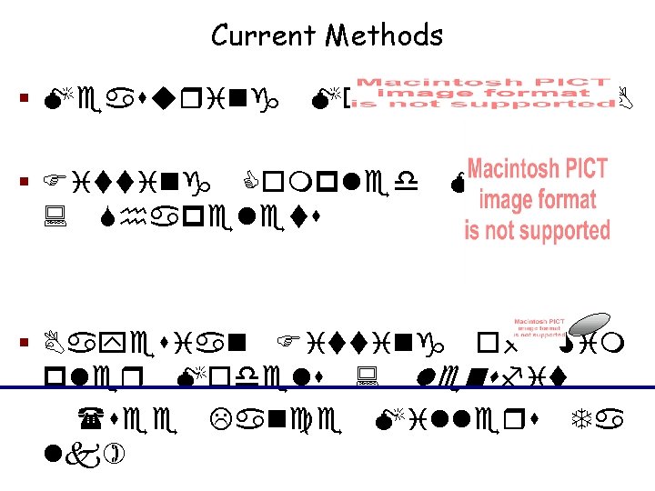 Current Methods § 