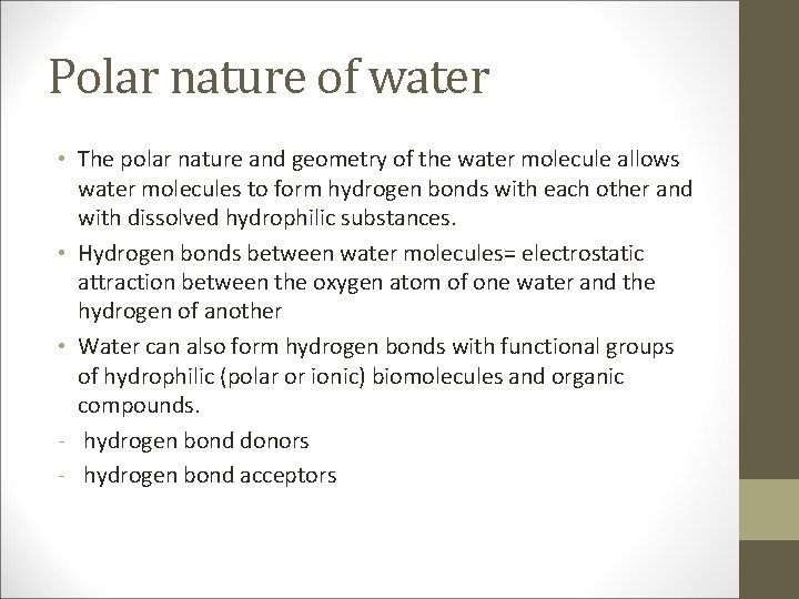 Lecture 2 Bonding Structure Of Water And Acidsbases