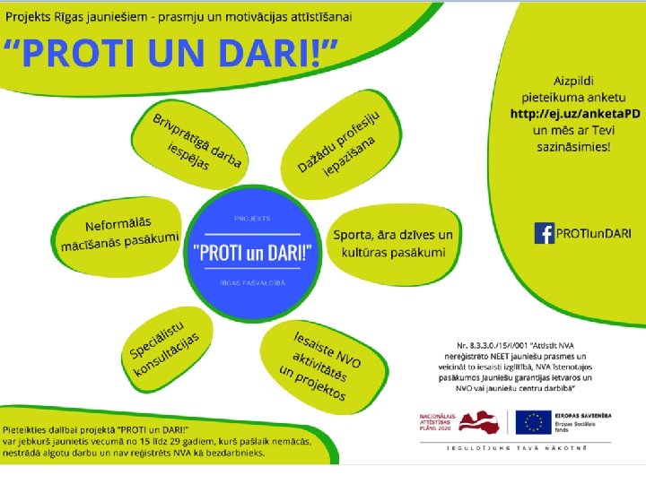 Projekts «PROTI un DARI!» 