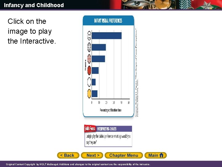 Infancy and Childhood Click on the image to play the Interactive. Original Content Copyright