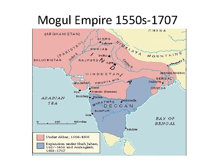 Mogul Empire 1550 s-1707 