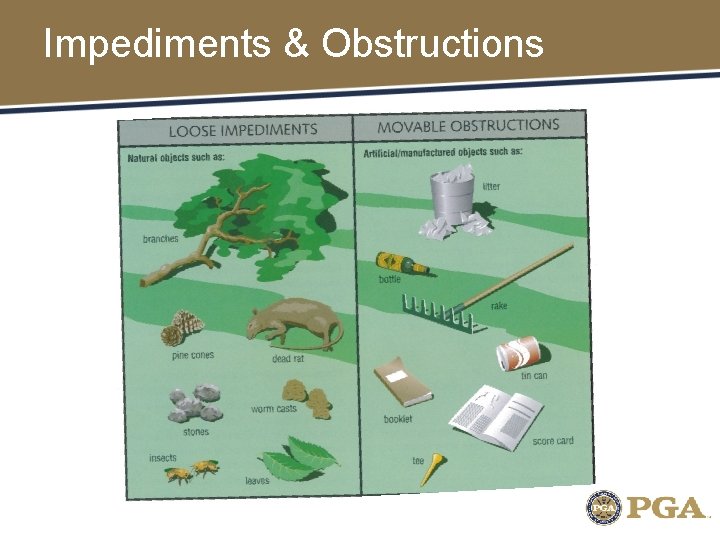 Impediments & Obstructions 