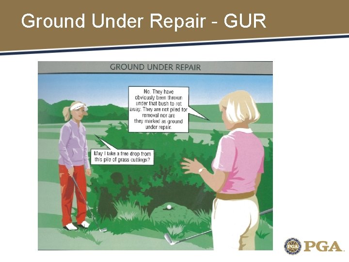 Ground Under Repair - GUR 