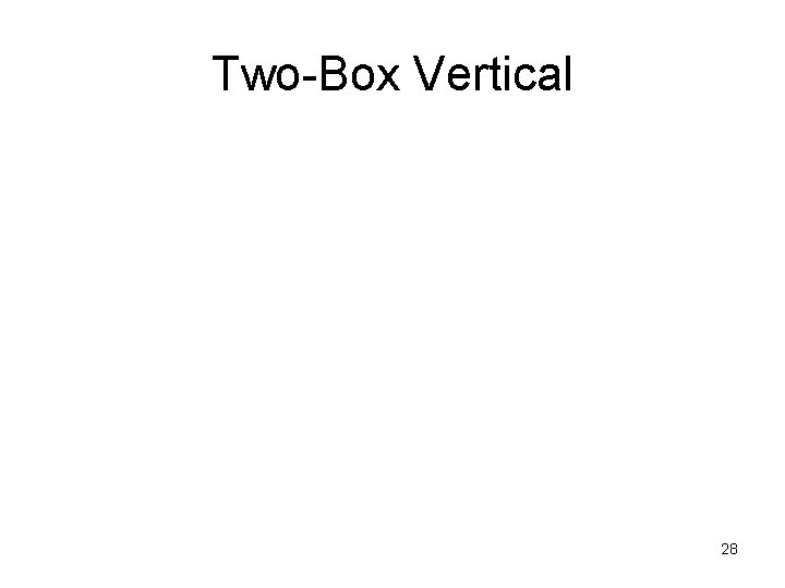 Two-Box Vertical 28 