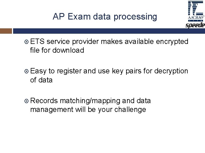 AP Exam data processing ETS service provider makes available encrypted file for download Easy AP Exam data processing ETS service provider makes available encrypted file for download Easy