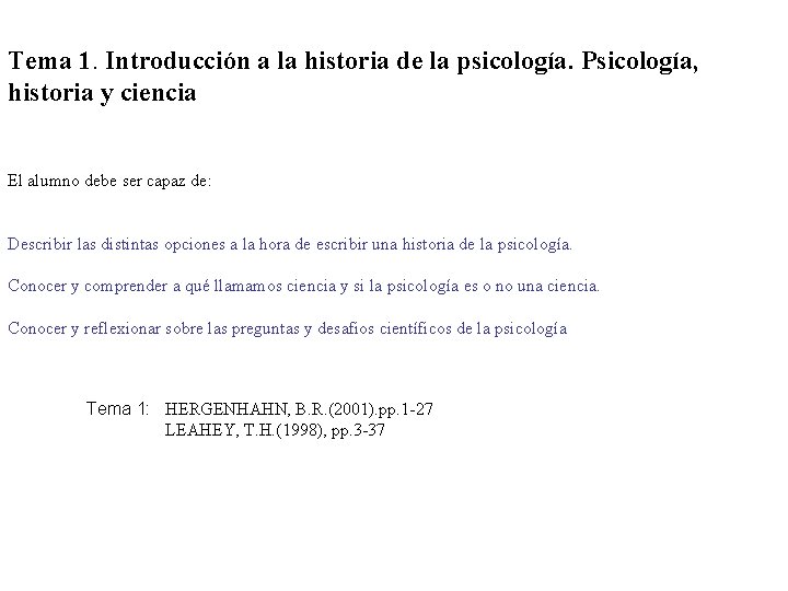 Tema 1 Introduccin a la historia de la