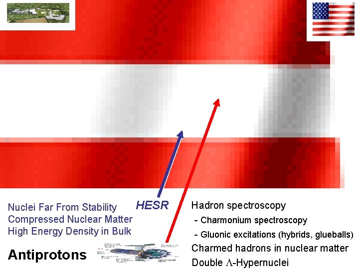 Nuclei Far From Stability Compressed Nuclear Matter High Energy Density in Bulk Antiprotons HESR