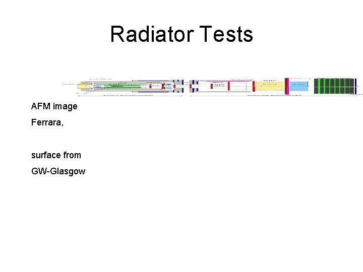 Radiator Tests AFM image Ferrara, surface from GW-Glasgow Testing transmission and total internal reflection