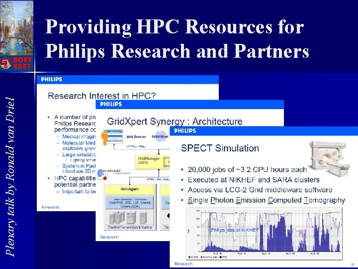 Plenary talk by Ronald van Driel Providing HPC Resources for Philips Research and Partners Plenary talk by Ronald van Driel Providing HPC Resources for Philips Research and Partners