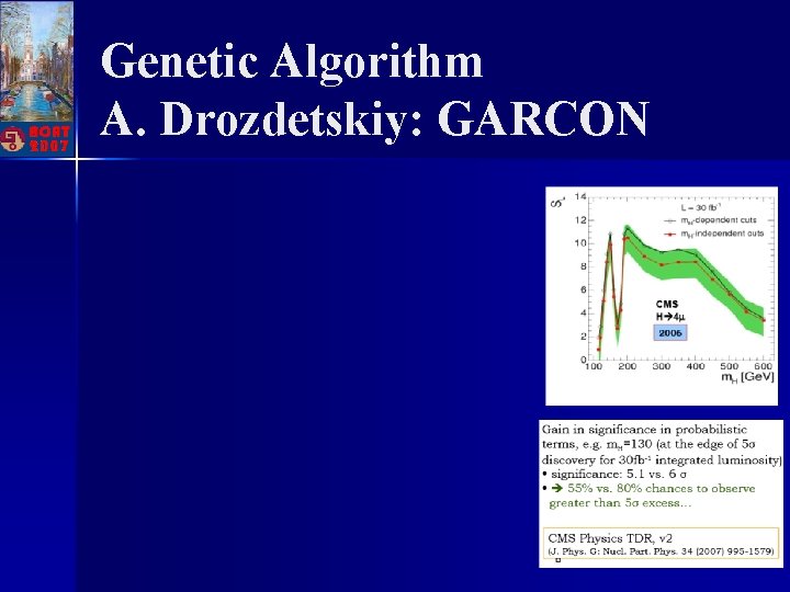 Genetic Algorithm A. Drozdetskiy: GARCON 