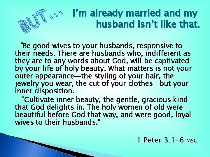 … T U B I’m already married and my husband isn’t like that. “Be … T U B I’m already married and my husband isn’t like that. “Be