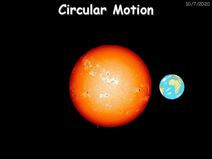 Circular Motion 10/7/2020 