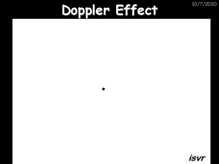 Doppler Effect 10/7/2020 