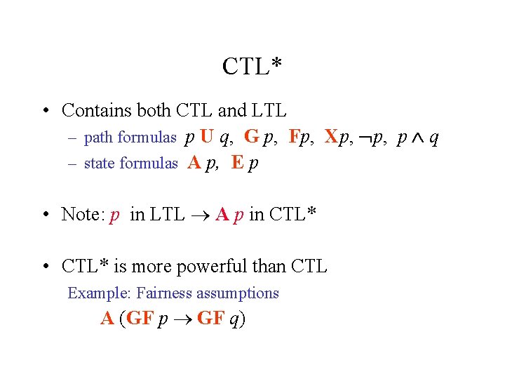 Review of the automatatheoretic approach to modelchecking Overview
