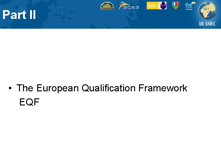 Part II • The European Qualification Framework EQF 