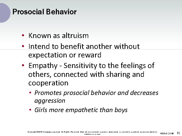 Prosocial Behavior • Known as altruism • Intend to benefit another without expectation or