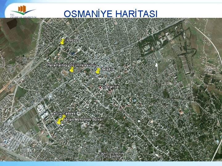 OSMANİYE HARİTASI 