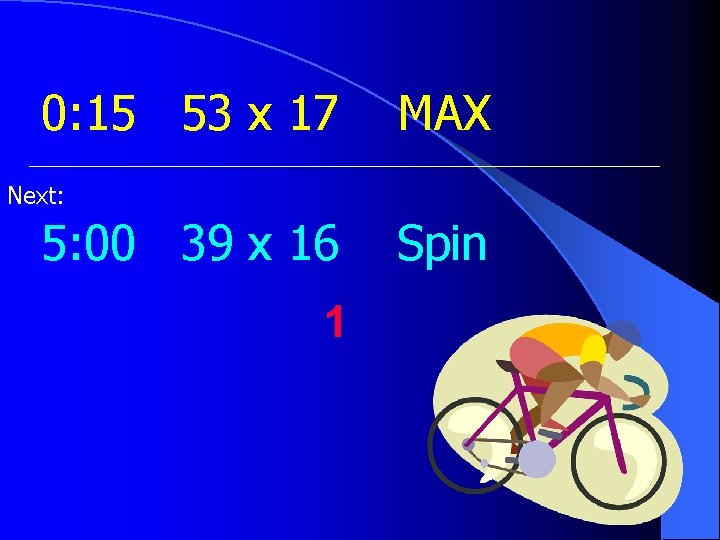 0: 15 53 x 17 MAX Next: 5: 00 39 x 16 1 Spin