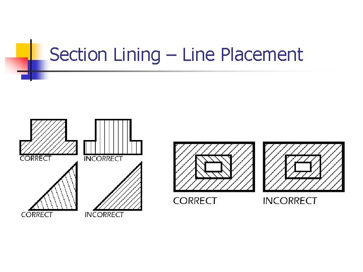Section Lining – Line Placement 