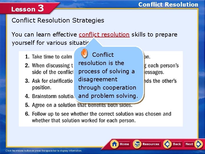 Lesson Conflict Resolution 3 Conflict Resolution Strategies You can learn effective conflict resolution skills