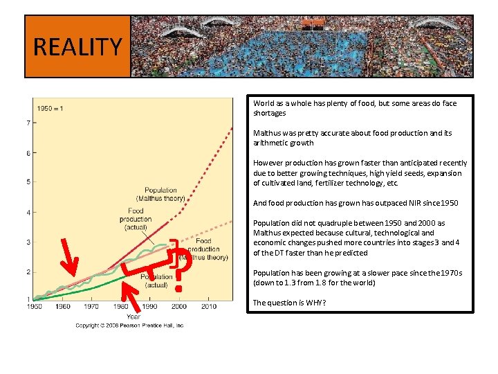 REALITY World as a whole has plenty of food, but some areas do face