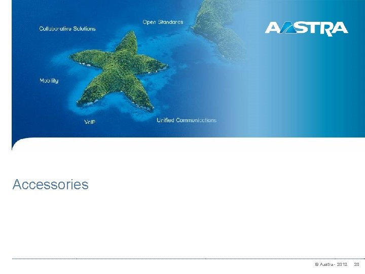 Accessories © Aastra - 2012 20 