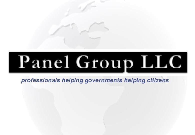  professionals helping governments helping citizens 