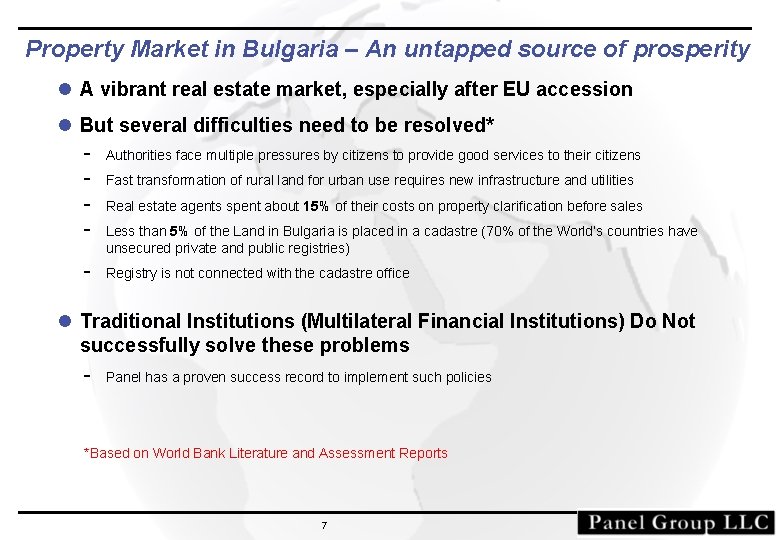 Property Market in Bulgaria – An untapped source of prosperity l A vibrant real